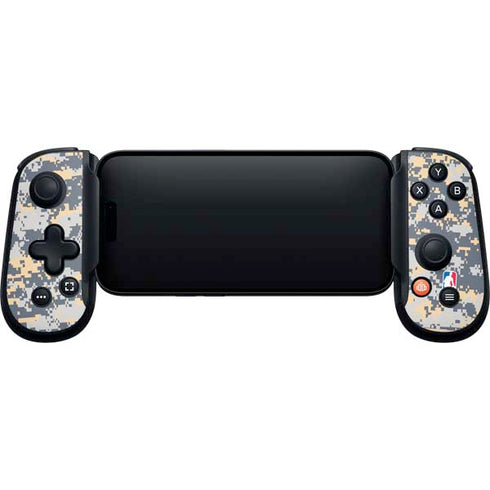 NBA Utah Jazz Grey Digi Camo Backbone One for iPhone Game Controller Skin